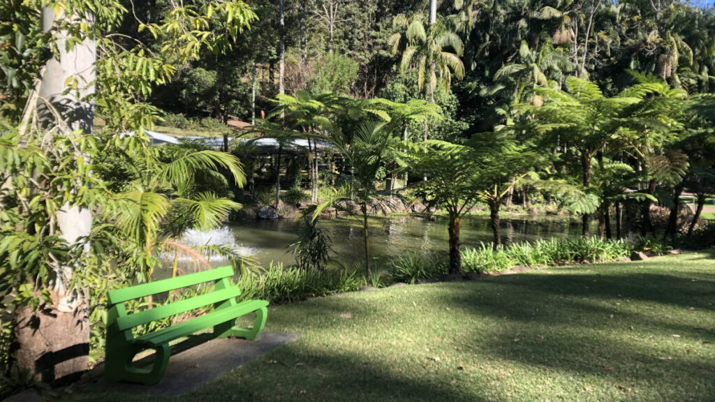 タンボリンマウンテンにある植物園